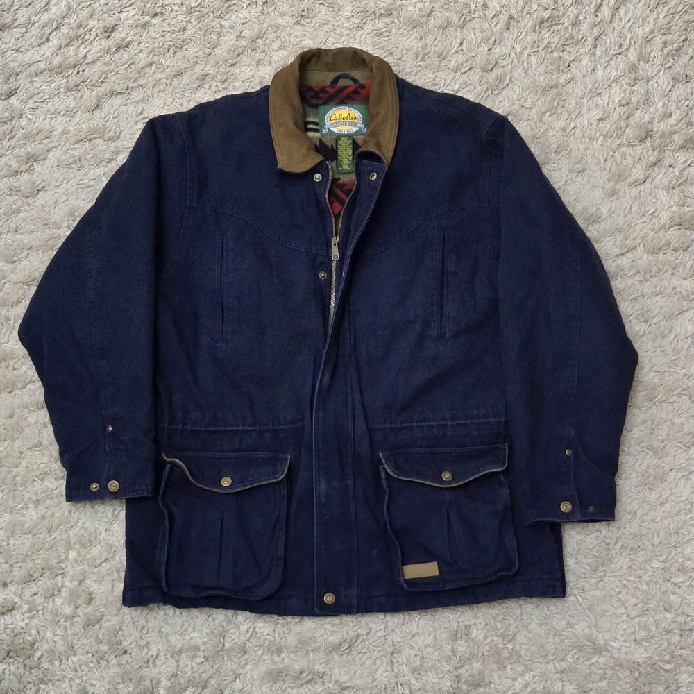 VTG Cabela's Aztec Lined Field Jacket XL
